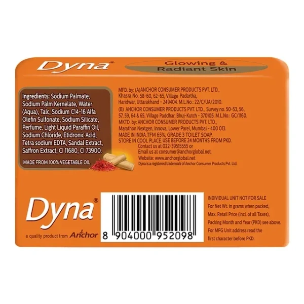 Dyna Sandal & Saffron Extract 4X41 g (Pack of 4)