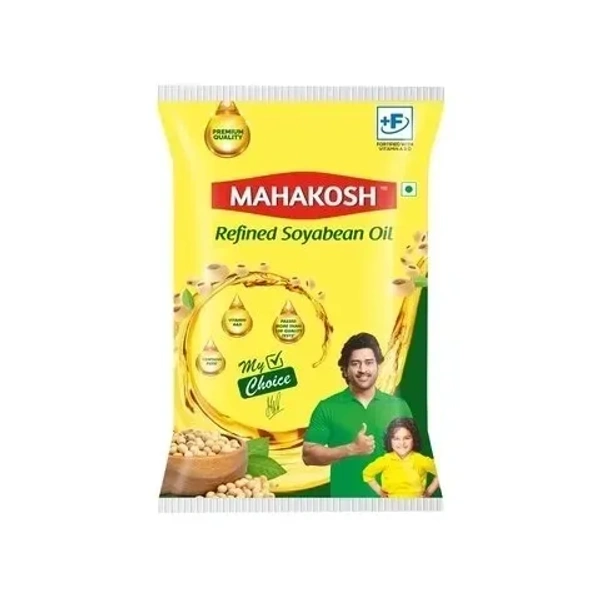 Mahakosh Future Fit Refined Soyabean Oil 770 g (Pouch)