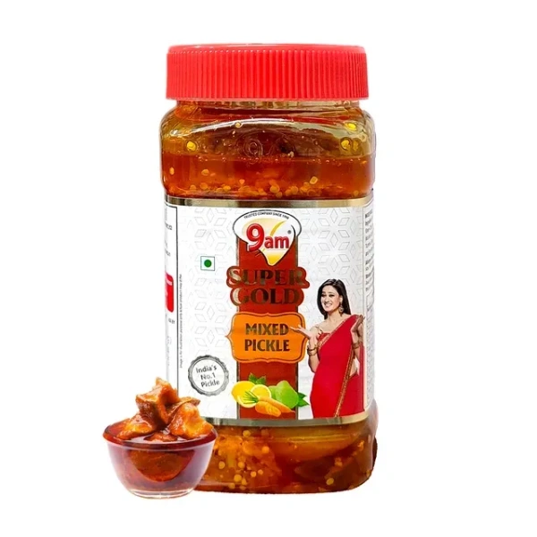 9 Am Super Gold Mixed Pickle 900 g