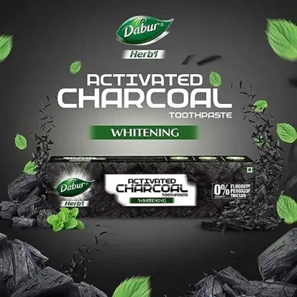 Dabur Herb'l Activated Charcoal Toothpaste 120 g