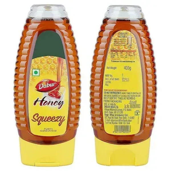 Dabur Squeezy Honey 400 g (Buy 1 Get 1)