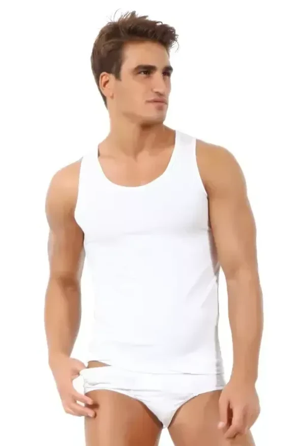 Men’s Cotton Vest White Color Innerwear Combo Pack Of 8 Mo - L