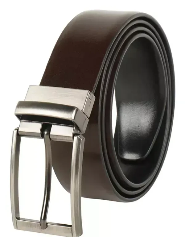 SAZARA Men Casual, Formal, Evening, Party Brown Genuine Leather Belt revermetro Mo - 38, 28