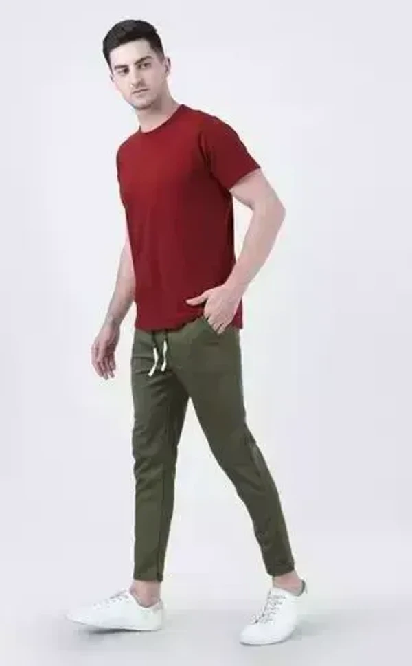 Olive track pants for mens - 28