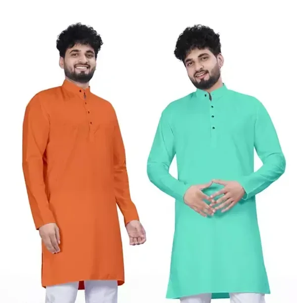 Fashion Enterprise Present New Ethinic Wear Long Kurta Combo Mo - M