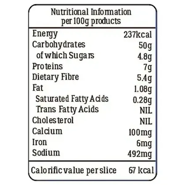 Harvest Gold Hearty Brown Bread 400 g (Pack)