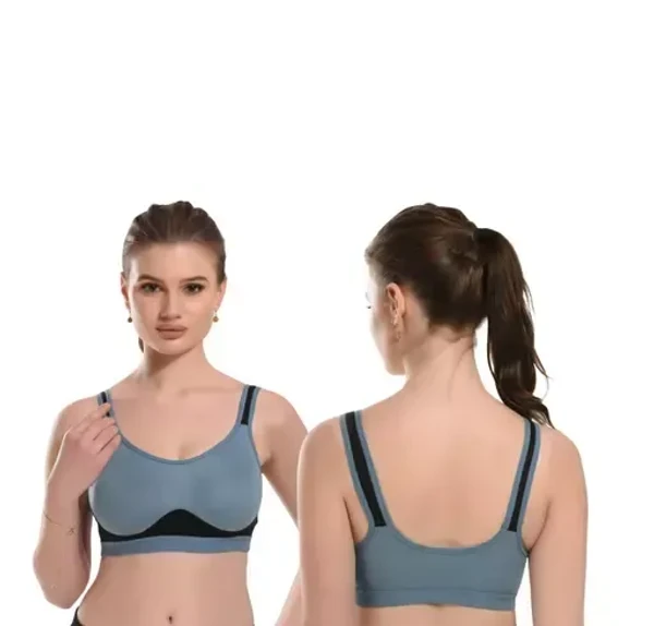 Fancy Women Cotton Sports Bra Multicolor Mo - 40B