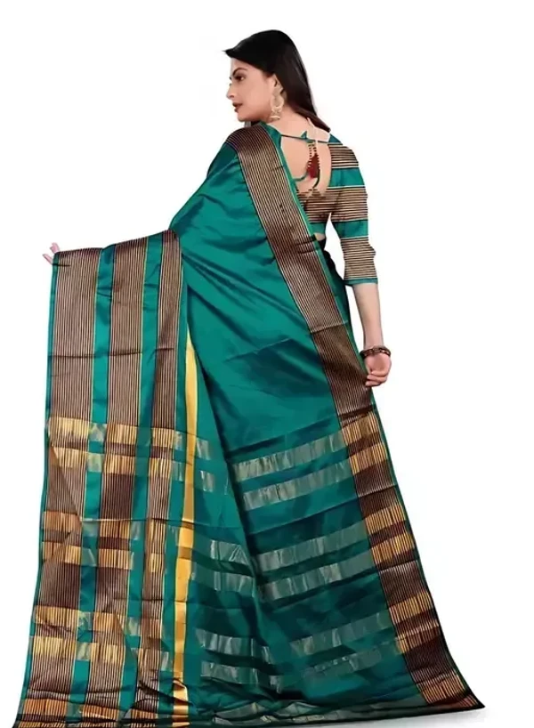 chanderi cotton saree Mo - Free Size