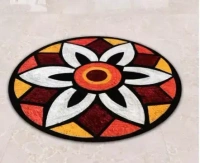 Rylie Water Absorbing Rangoli mat in different design and color full  Mo - Free Size