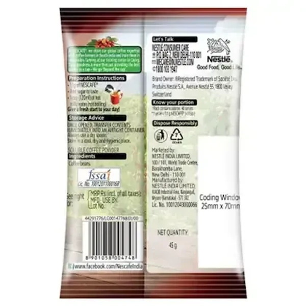 Nescafe Classic Instant Coffee 45 g