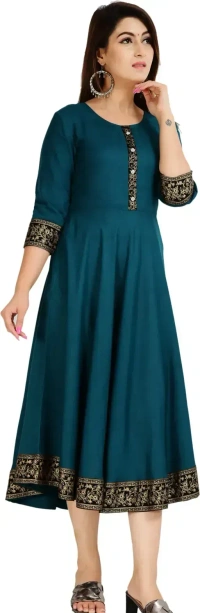 Women Printed, Solid Kurta - XXL
