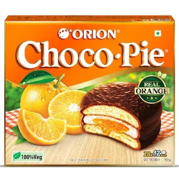 Orion Real Orange Choco Pie 336 g