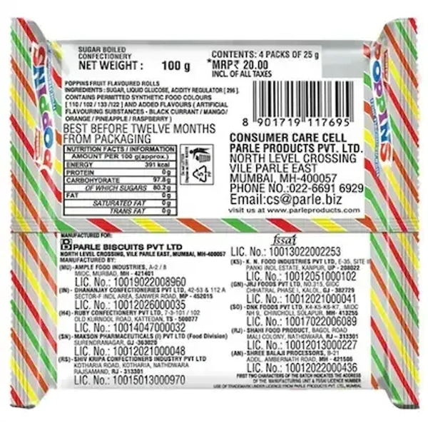 Parle Poppins 100 g