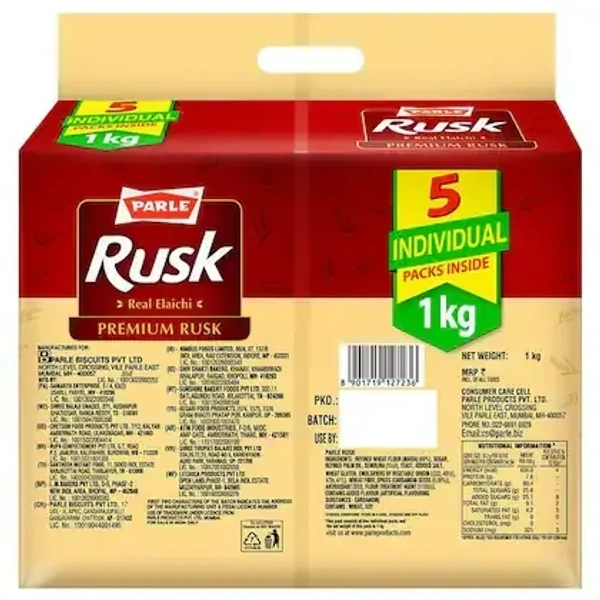 Parle Premium Elaichi Rusk 1 kg