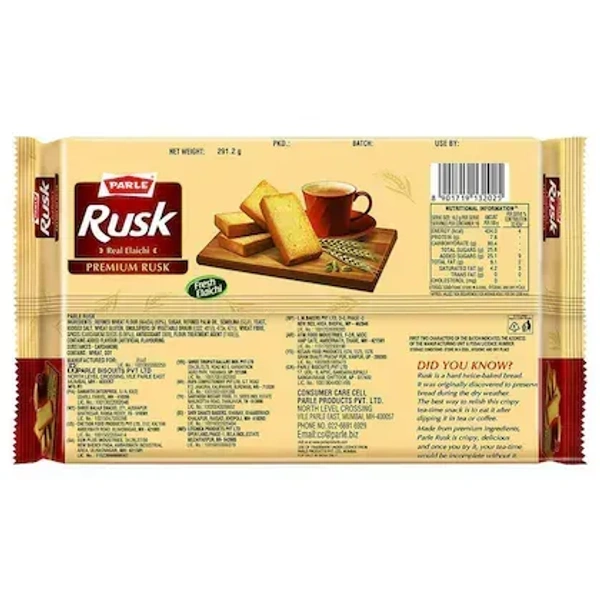 Parle Real Elaichi Premium Rusk 291.2 g (Pack)