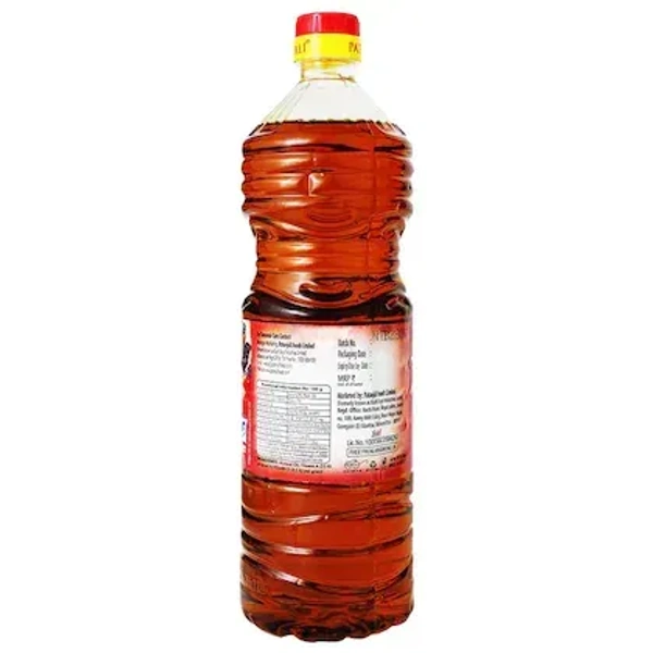 Patanjali Kachi Ghani Mustard Oil 1 L (Bottle)