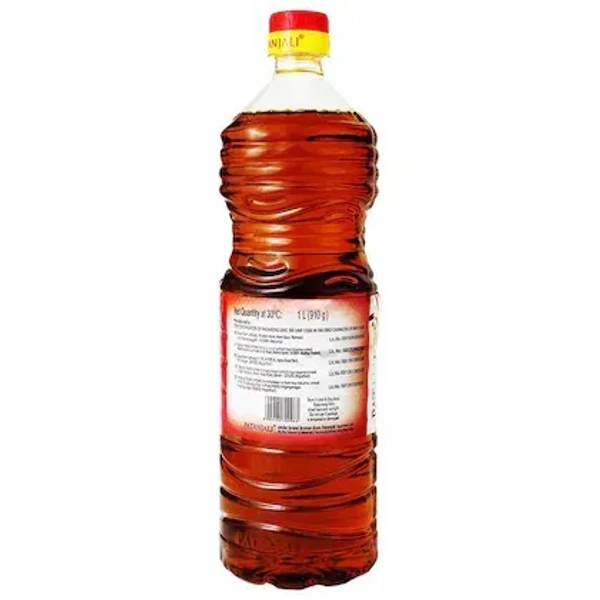 Patanjali Kachi Ghani Mustard Oil 1 L (Bottle)