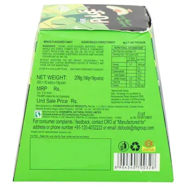 Pass Pass Pulse Kaccha Aam Candy 190 g