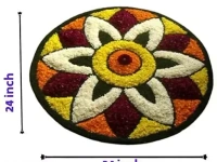 Rylie Water Absorbing Rangoli mat in different design and color full  Mo - Free Size