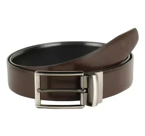 SAZARA Men Casual, Formal, Evening, Party Brown Genuine Leather Belt revermetro Mo - 38, 28