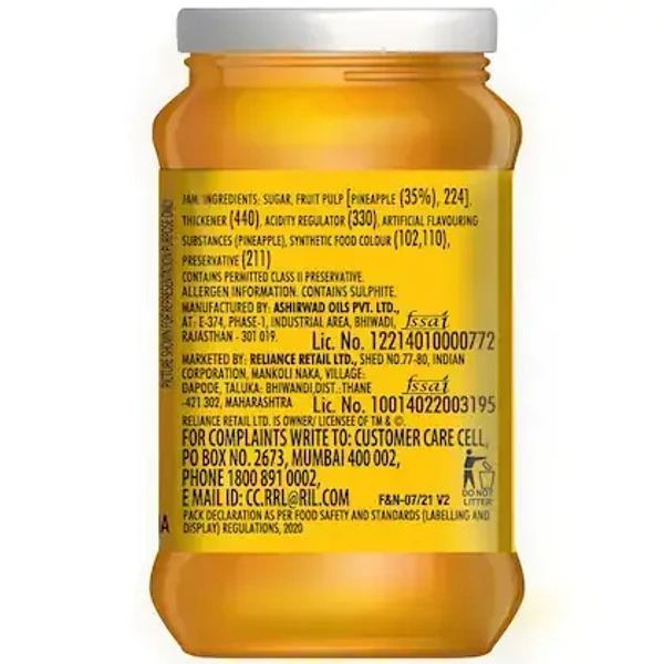 Snac Tac Pineapple Jam 200 g