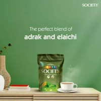 Society Elaichi Adrak Chai  Society Tea  Ginger & Cardamom  Refreshing & Tasteful  250 g  Pack of 1