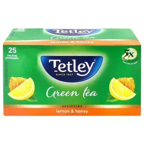 Tetley Lemon & Honey Green Tea Bags 25 pcs