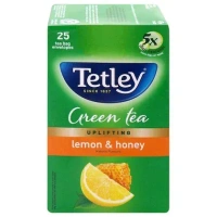 Tetley Lemon & Honey Green Tea Bags 25 pcs