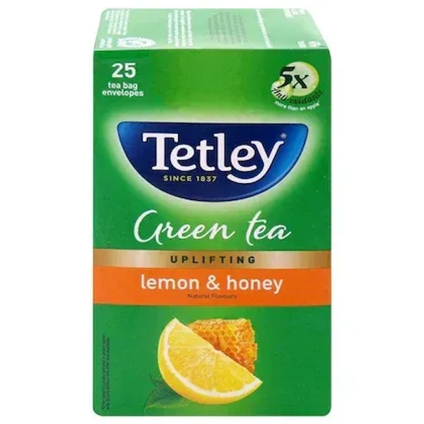 Tetley Lemon & Honey Green Tea Bags 25 pcs