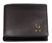 GETOREE Florence RFID Blocking Leather Wallets for Men -BROWN Mo - Free Size