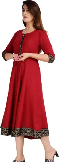 Women Printed, Solid Kurta Sy - M