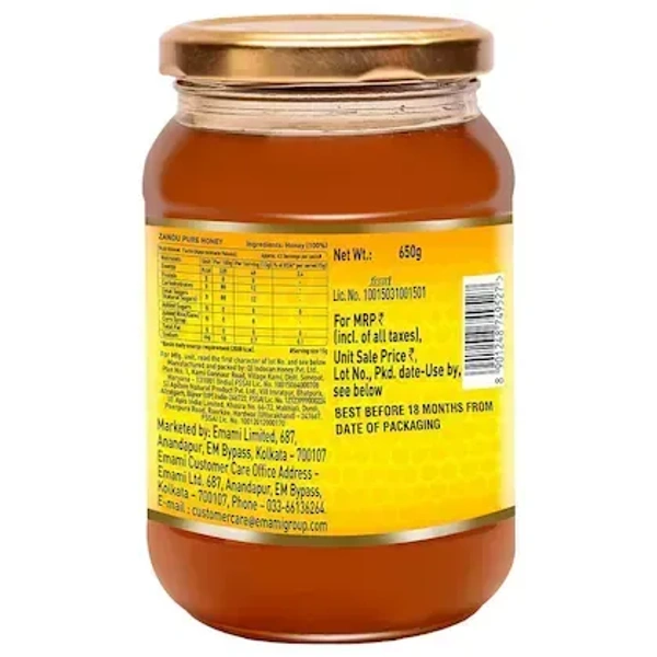 Zandu Pure Honey 650 g