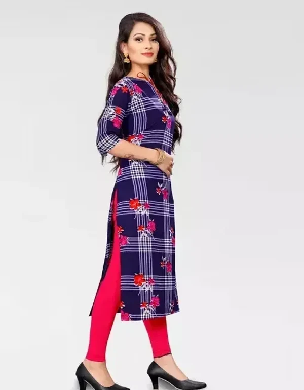 Women's Crepe straight Kurti Mo - L