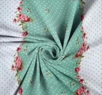 Fitted (Elastic) Cotton Double Bedsheet With 2 Pillow Covers Mo - Double