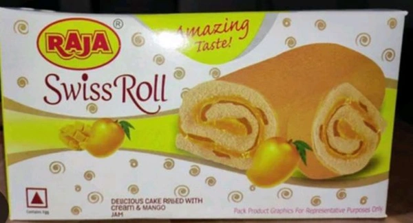 #SNX RAJA SWISS ROLL CAKE MANGO MPR-10/Pic @ - 36g