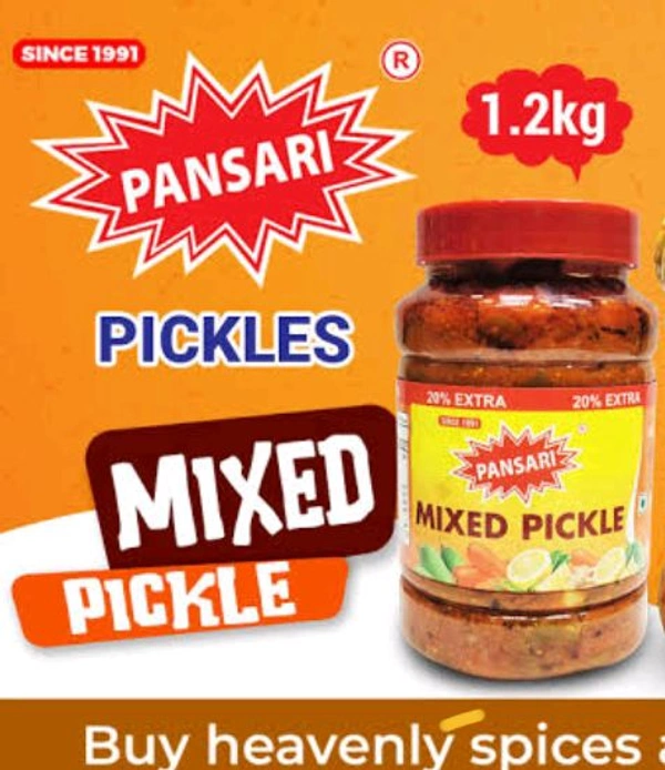 #SPC PANSARI MIXED PIKEL "Achar" 1200gm @