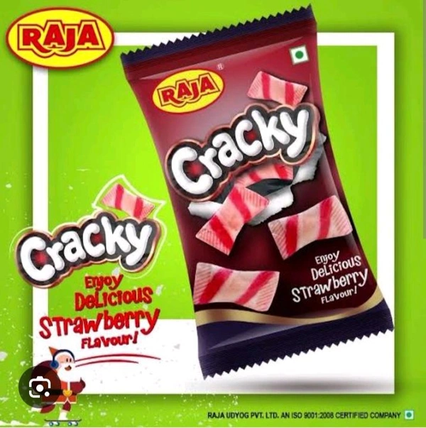 #MXR RAJA CRACKEY STRAWBERRY MRP-5/PIC @ - 12pic×20g