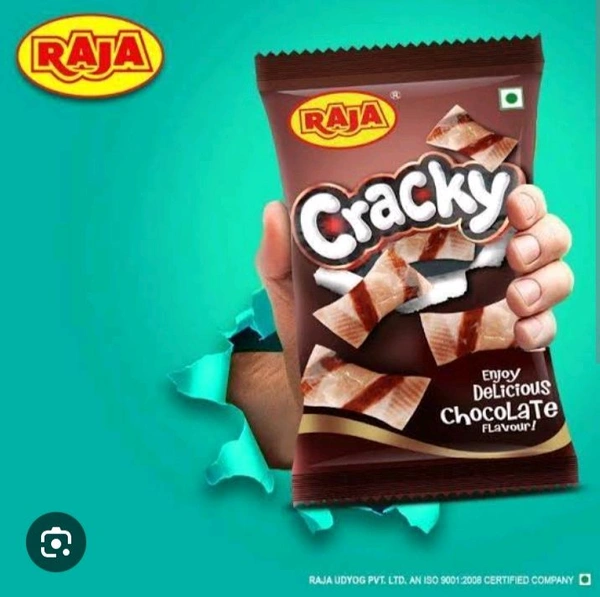 #MXR RAJA CRACKY CHOCOLATEY MRP-5/PIC @ - 12pic×20g