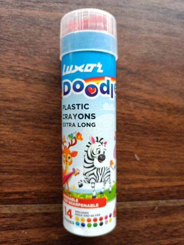 Luxor Doodles Plastic Crayons