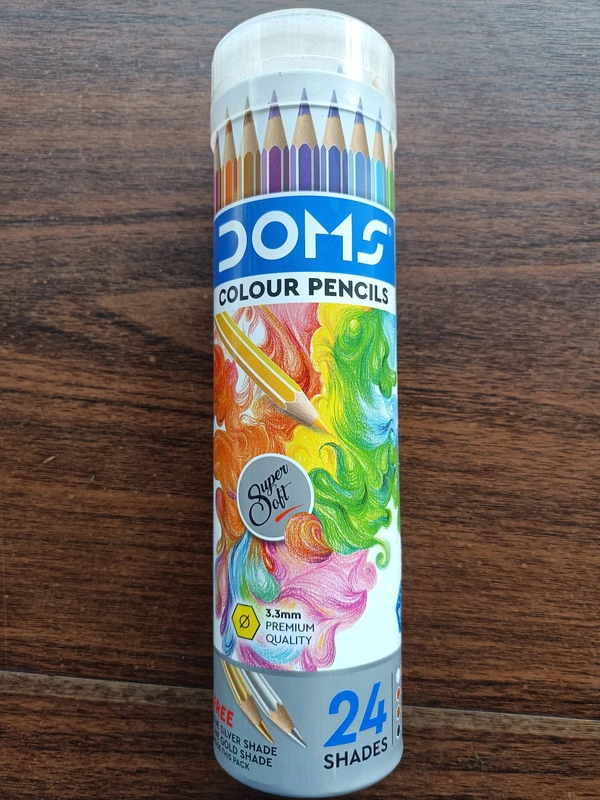 Doms Colour Pencils 24 Shades