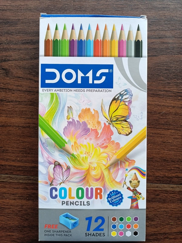 Doms Colour Pencil 12 Shades