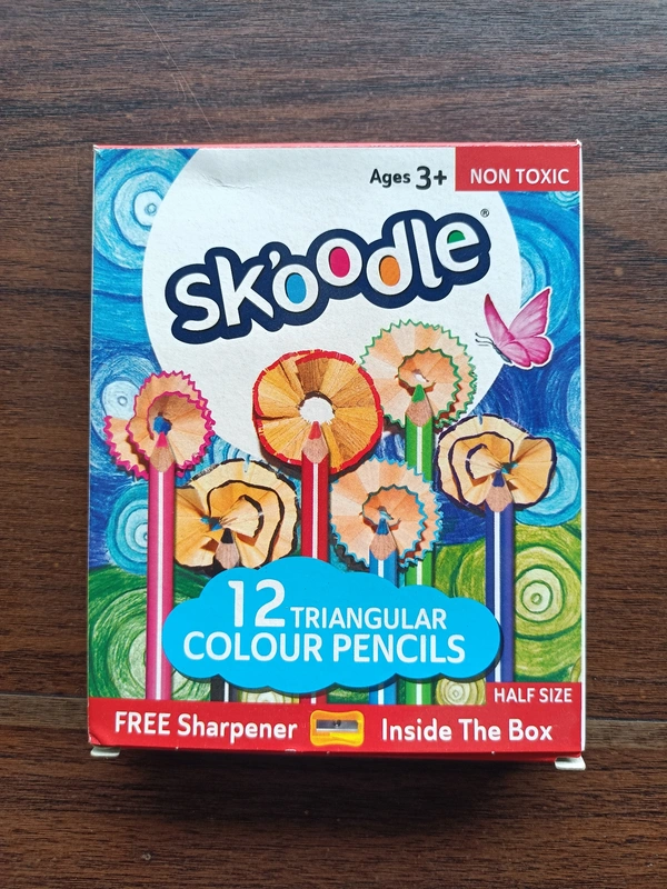 Skoodle Colour Pencil 12 Shades Mini