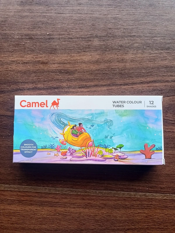 Camel Water Colour Tubes 12 Shades