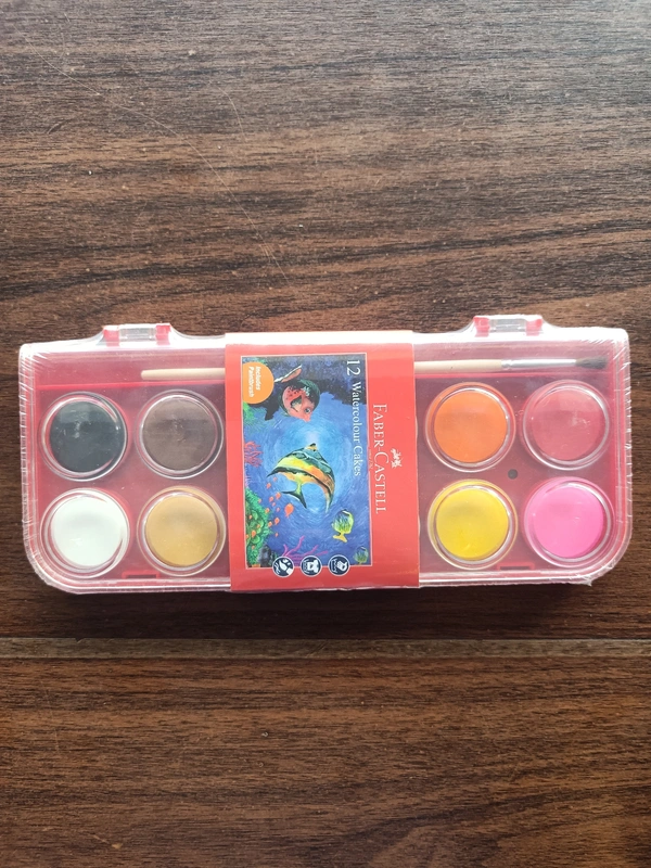 Faber Castell Water Colour Cakes 12 Shades