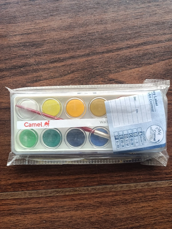 Camel Water Colour Cakes 12 Shades