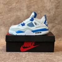 Jordan Retro 4 (White & Blue) - 7