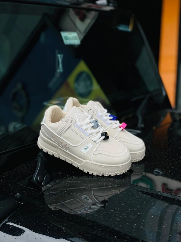 LV Imported Shoes  - Cream, 6