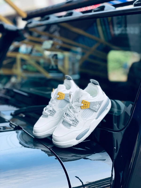 Imported Retro 4  - 7, Grey & White