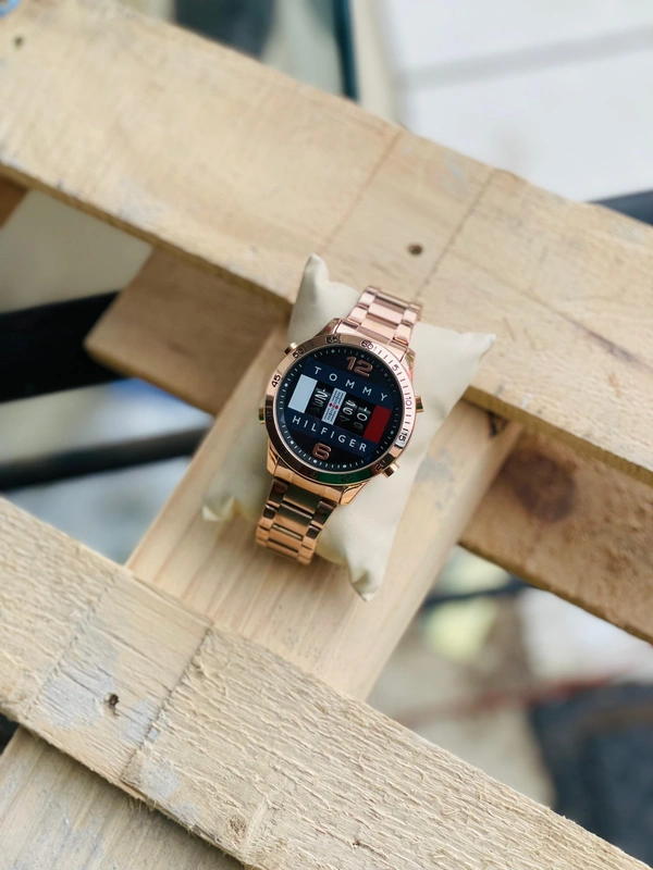 Tommy Hilfiger Chain Watch - Rose Gold