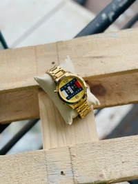 Tommy Hilfiger Chain Watch - Gold